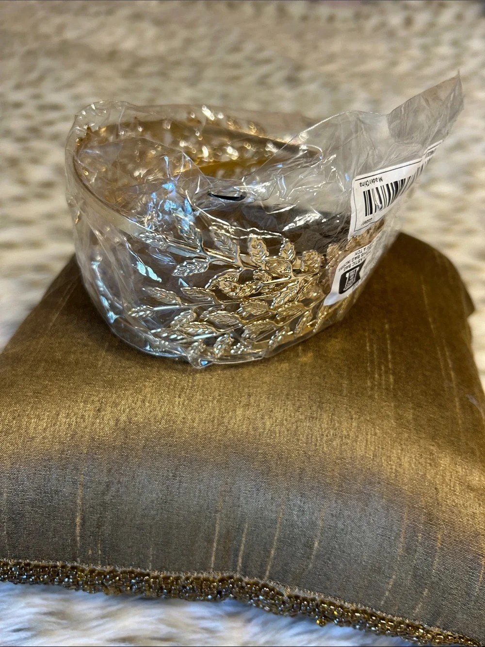Gold Leaf Decorative Headband - Women Accessories